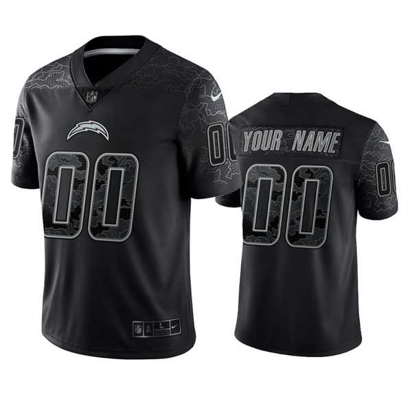 Men's Los Angeles Chargers Active Player Custom Black Reflective Limited Stitched Football Jersey,We sell and wholesale Men's Los Angeles Chargers Active Player Custom Black Reflective Limited Stitched Football Jersey on line form chian!